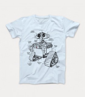 تیشرت WALL-E طرح اسکچ