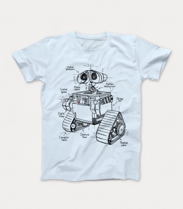 تیشرت WALL-E طرح اسکچ