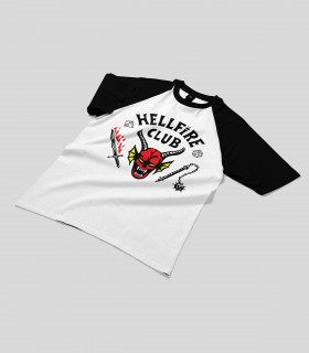 خرید آنلاین تیشرت رگلان Hellfire Club