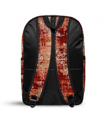 کوله پشتی مخمل طرح فرش قرمز