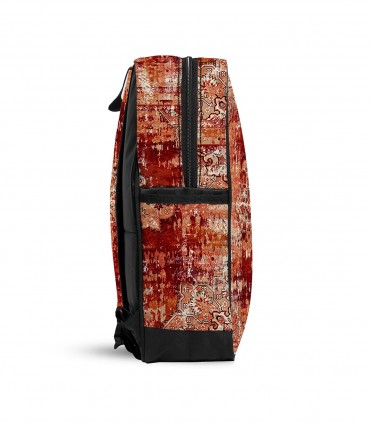 کوله پشتی مخمل طرح فرش قرمز