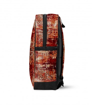 کوله پشتی مخمل طرح فرش قرمز