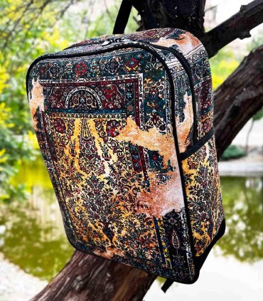 کوله پشتی مخمل فرش سنتی