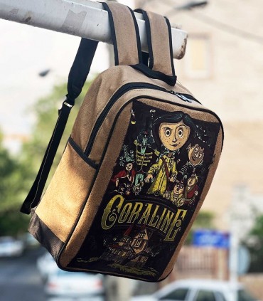 کوله پشتی مخمل انیمیشن Coraline