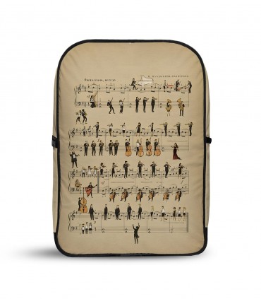 کوله پشتی مخمل موسیقی