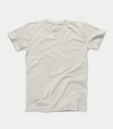 تیشرت بیسیک طوسی روشن